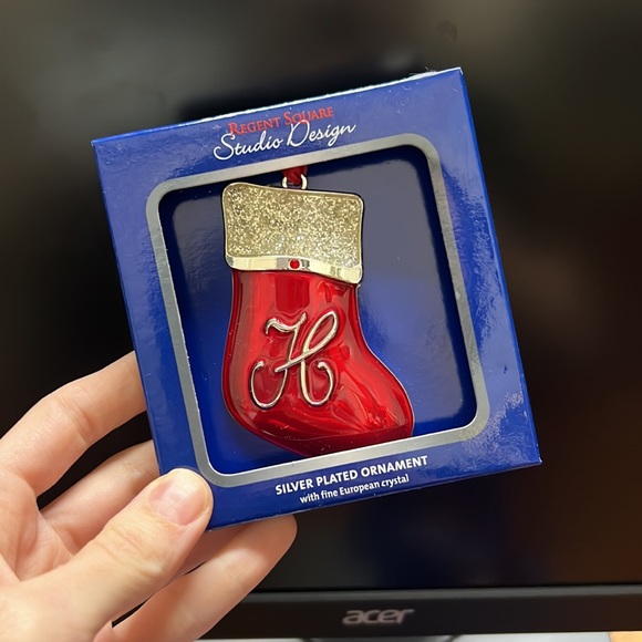 Regent Square Studio Design Collectible Ornament Christmas Red Stocking - Picture 5 of 7